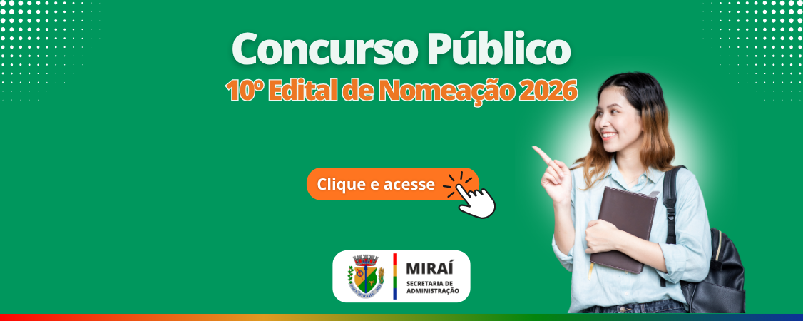 EDITAL DE CONVOCAÇÃO PARA NOMEAÇÃO Nº 10/2026