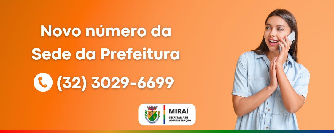 Novo telefone da Prefeitura