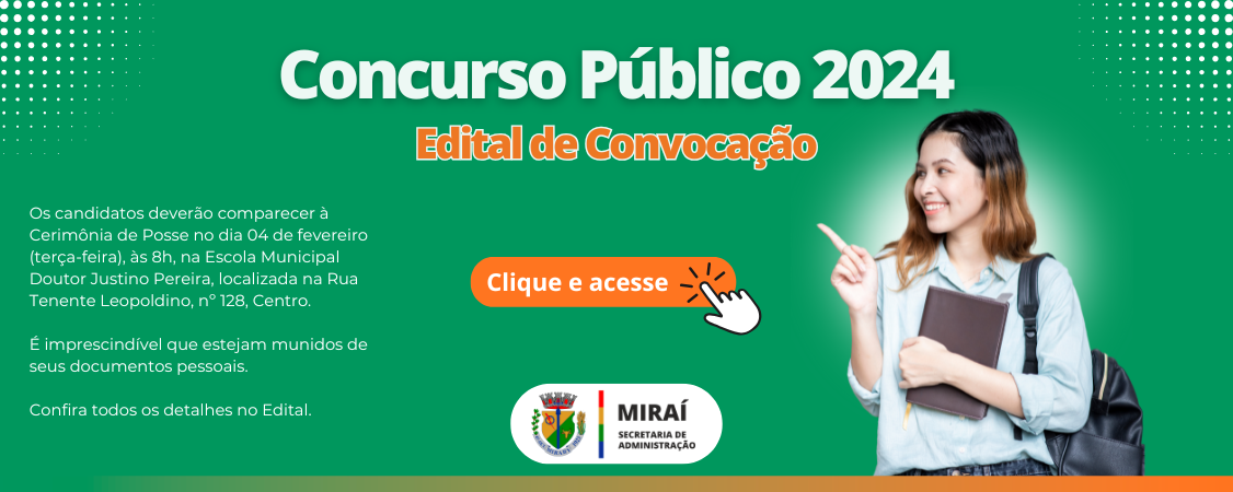 Concurso Público 2024 - Edital de Convocação