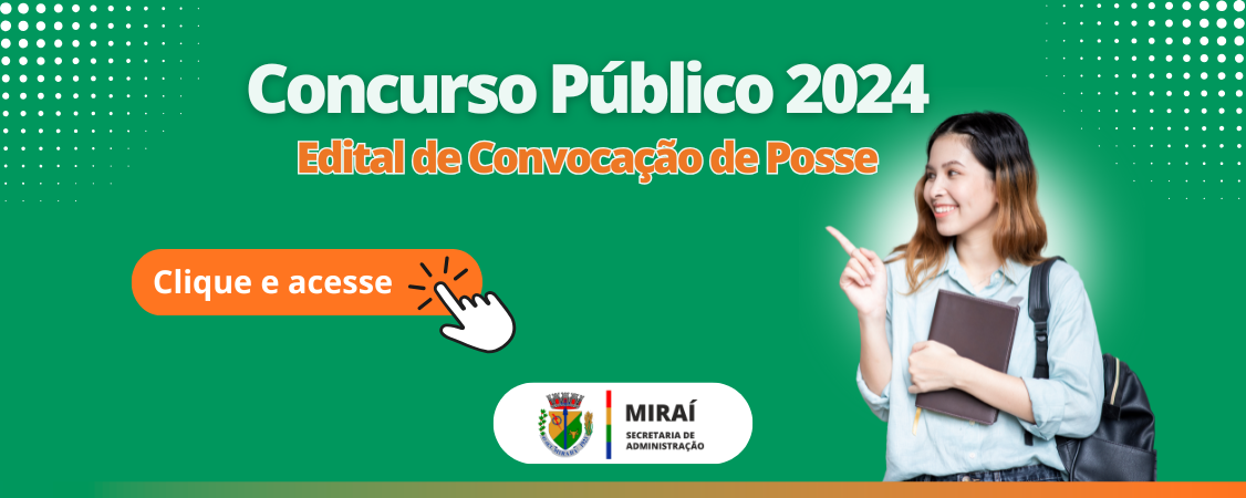 Concurso Público: Edital de Convocação de Posse